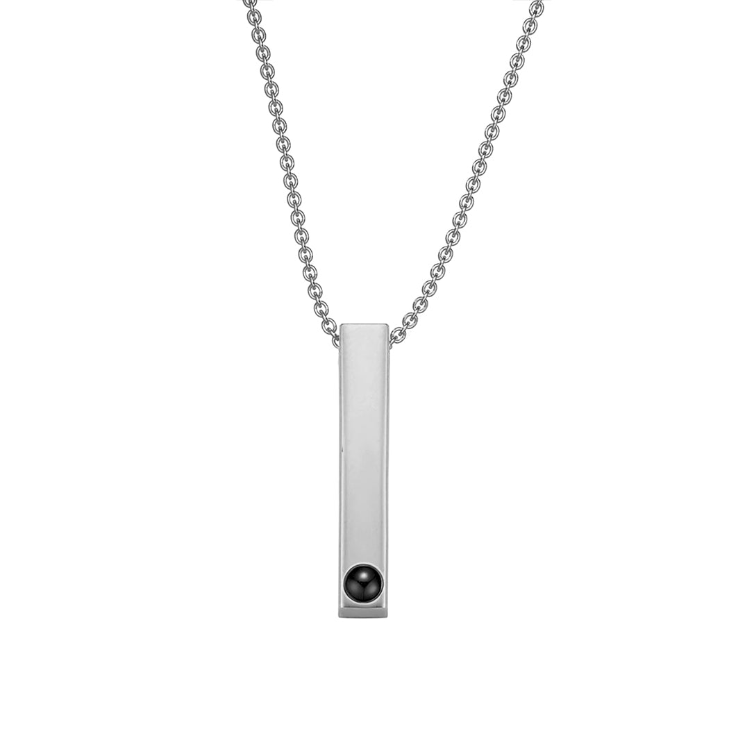 Pendentif Homme – Barre à Projection Photo Personnalisée