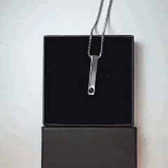 Pendentif Homme – Barre à Projection Photo Personnalisée