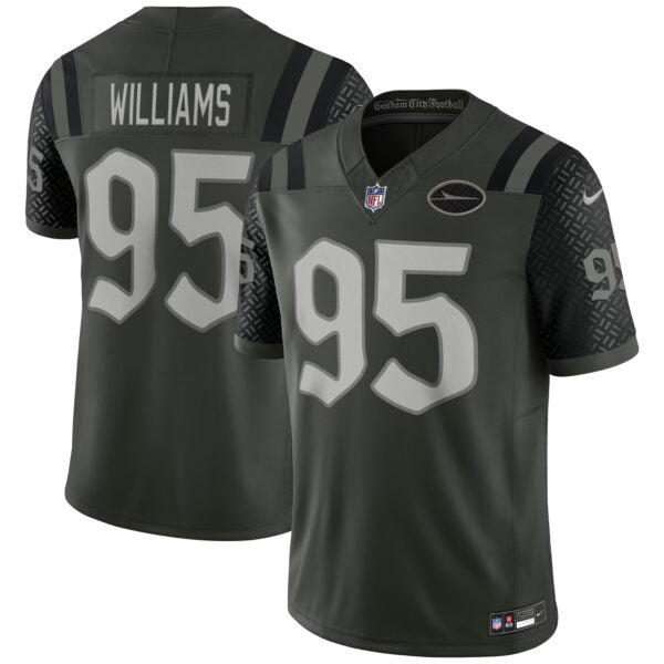 Quinnen Williams New York Jets 2025 Rivalries Collection Jersey - Gotham Green